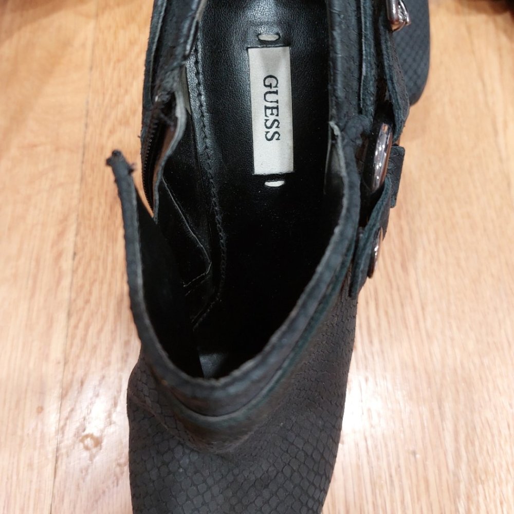 Showstoppervtg Guess "Python" Genuine Leather Sti… - image 8